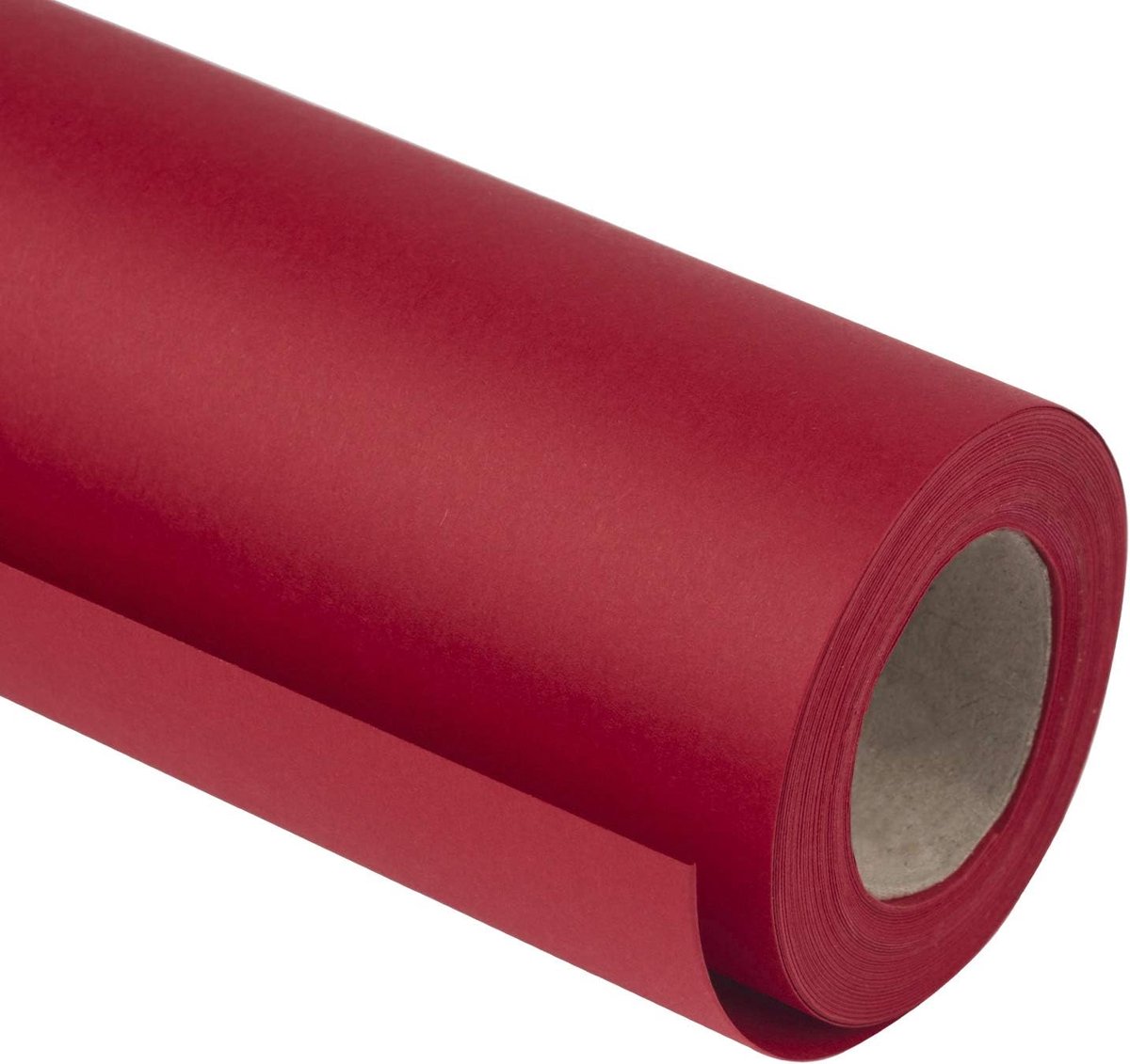 Rode Kraftpapierrol 44,5 cm x 30 m - Recyclebaar en Duurzaam voor Kreatieve Projecten