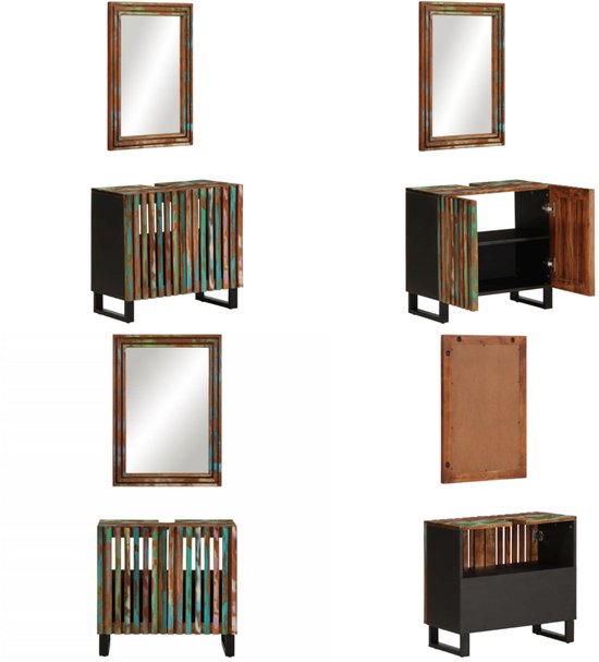 Houten badmat van robuust Acasia hout