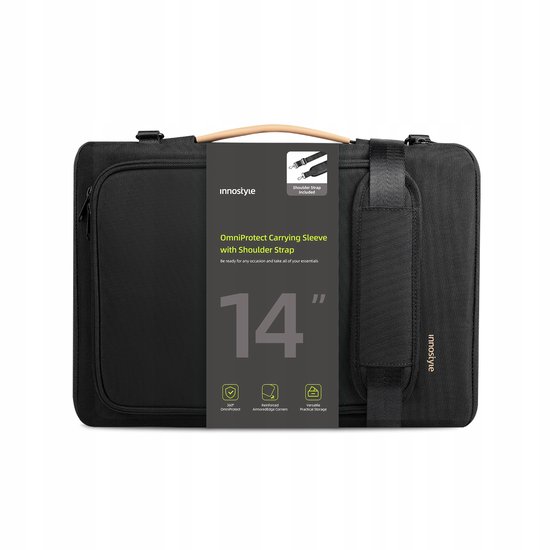 Sacoche pour ordinateur portable Innostyle 14 pouces, housse imperméable, Riem Omniprotect