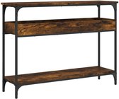 vidaXL Wandtafel 100x40x80 cm bewerkt hout sonoma eikenkleurig, bijzettafel, hoge tafel, woonkamertafel, console tafel, tafeltje, gangkastje