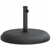 Bol.com vidaXL Parasolvoet voor stokken van Ø32/35/38 mm 25 kg rond - Parasolvoet - Parasolvoeten - Parasol Voet - Voet Parasol aanbieding