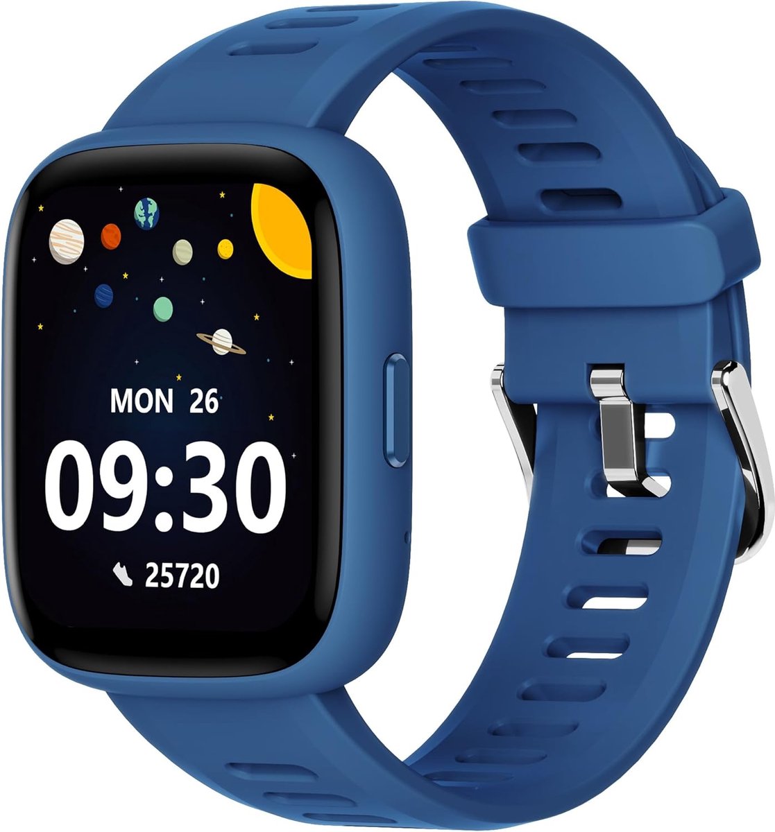 Slimme Kindersmartwatch - 4,6 cm Touchscreen Fitness Tracker met Stappenteller, Hartslagmeter en Slaapmonitor, IP68 Waterdicht, Inclusief Puzzelspeelgoed