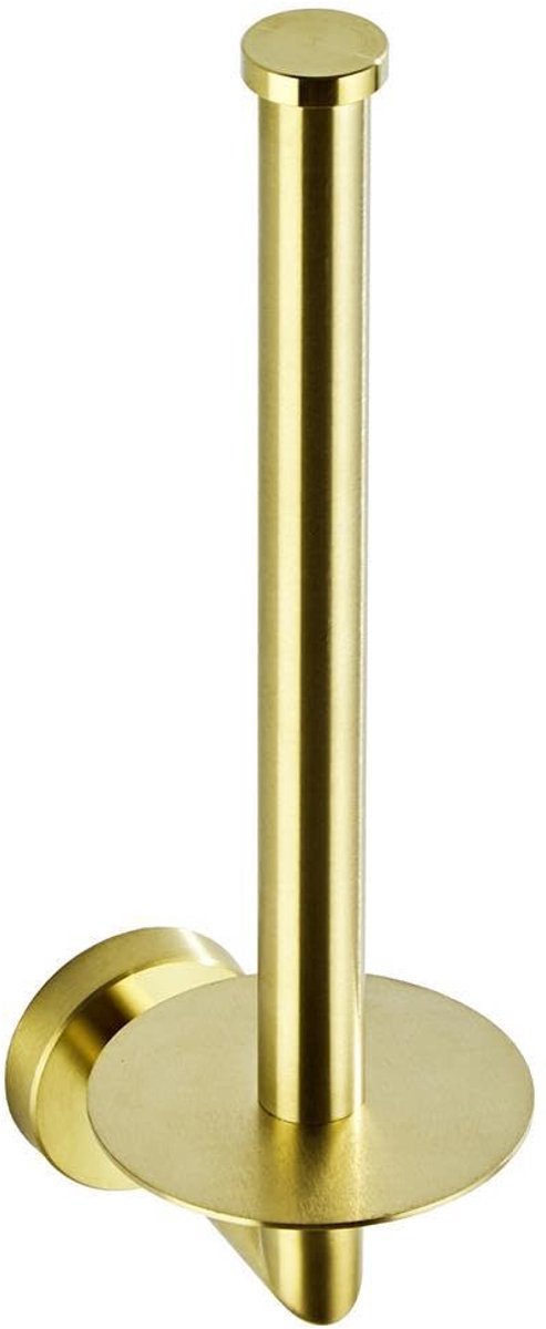 Unyqoos ® Stijlvolle Gouden Toiletrolhouder van Roestvrij Staal voor Badkamer, Keuken en Kantoor