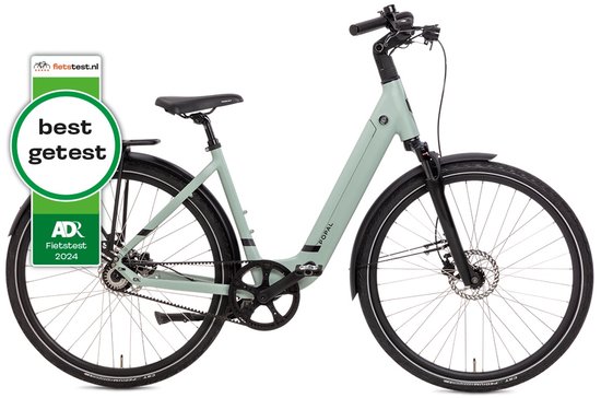 Popal Arc1 Elektrische Stadsfiets Damesfiets – 28 inch – 504 Wh – Groen.