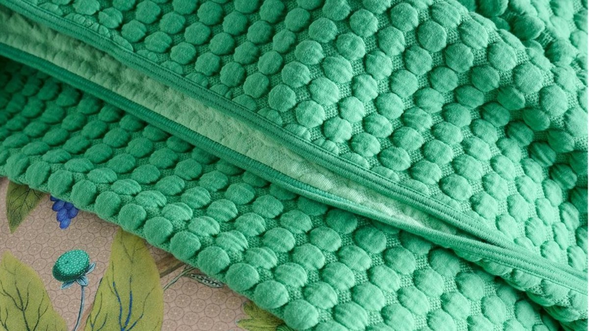 Pip Studio Fill In The Dots Plaid - 160x260 cm - Groen