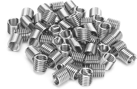 HSEAMALL Binnendraad Kartelmoeren, M2 M3 M4 M5 Messing Schroefdraad Inserts Moer Assortiment Kit