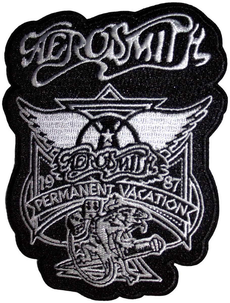 Aerosmith - Permanent Vacation Patch - Zwart