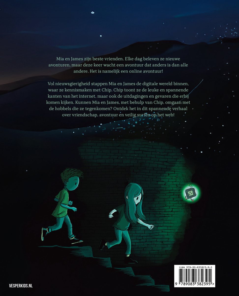 Mia & James en het grote online avontuur - back cover