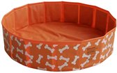 Swim Essentials Hondenbadje - Verkoelend Hondenbadje - Oranje Botjes - Ø 80 cm