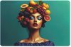 Vrouw - Tropisch fruit