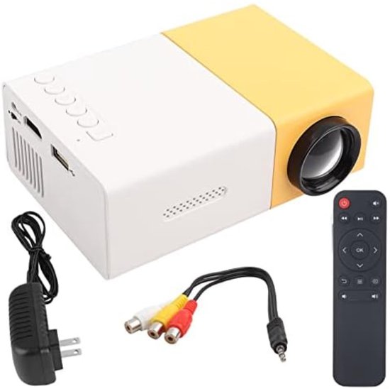 Vyzio - Mini Beamer - Mini Projector - LED Beamer - LED Projector - TV Projector - Draagbare Beamer - Draagbare Projector - GOLDICAST
