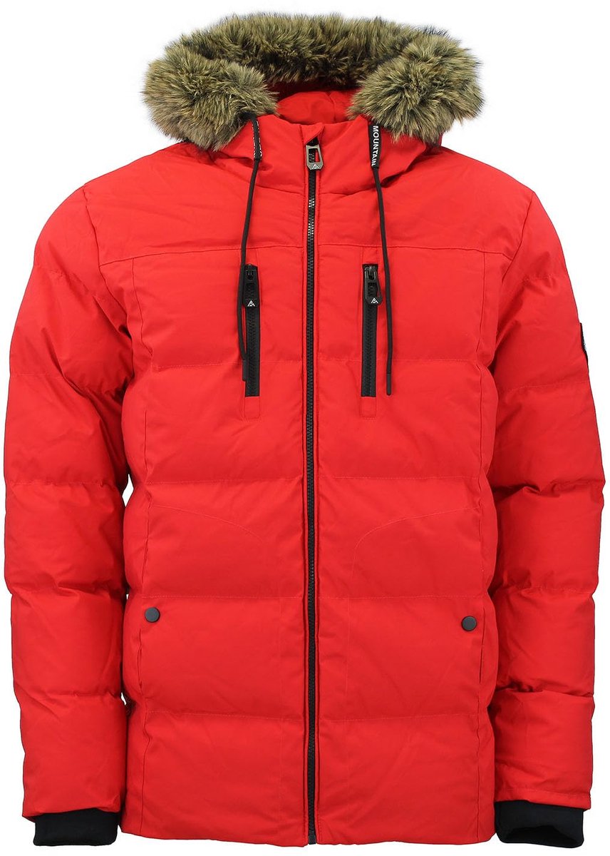 Waterdichte donsjack Peak Mountain Canory Rood