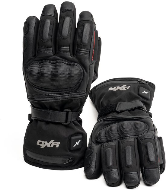 Motor Verwarmde handschoenen BLAZE Gemengd XS Zwart CE-gekeurd van MOTOBLOUZ