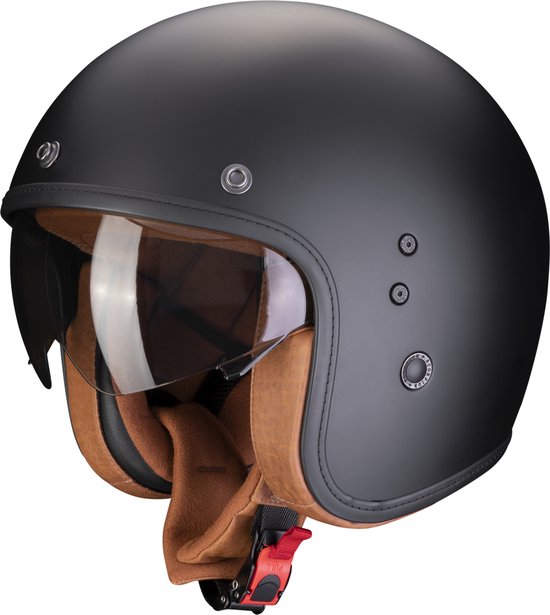 Scorpion Belfast Evo Luxe Matt Zwart Jethelm - Helm