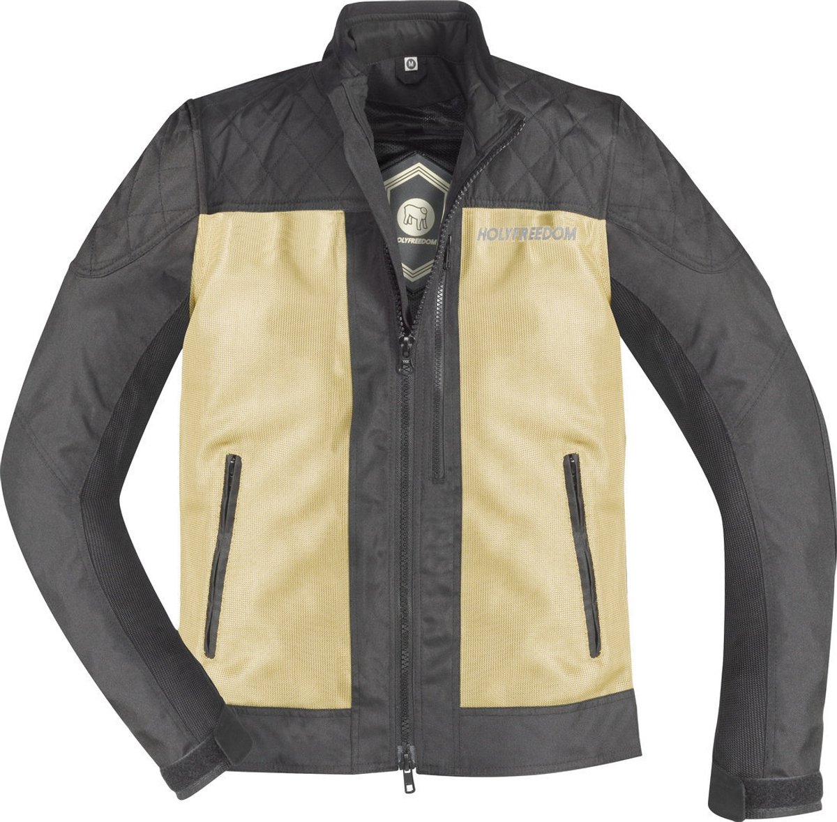 HolyFreedom Rete Air Zwart Goud Textiele Motorjas - Jas