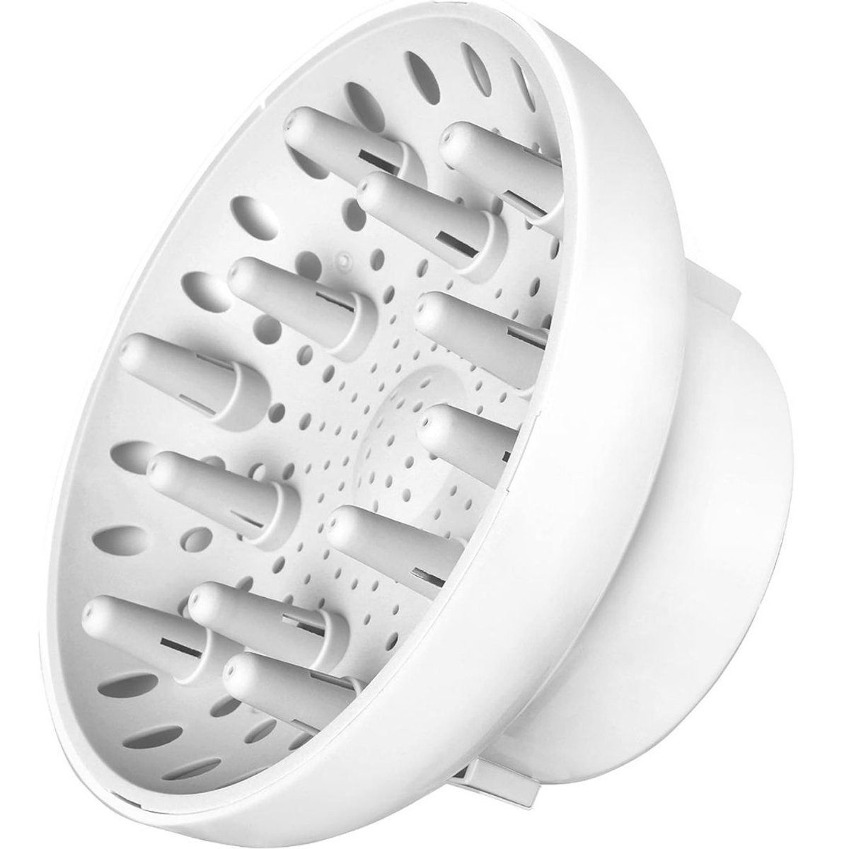 Diffuser Opzetstuk - Krulborstel voor Fohn Universeel - Multistyler - Wit