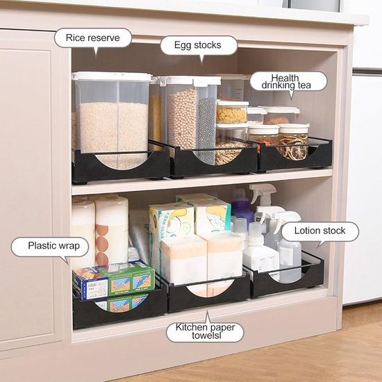 Mezzar Opbergbox voor keukenkastdeur, 2 stuks, zelfklevende wandgemonteerde opbergdoos, keukenkastsysteem, kastorganizer voor badkamer, keuken, eetkamer, kantoor Mezzar Opbergbox voor keukenkastdeur, 2 stuks, zelfklevende wandgemonteerde opbergdoos, keukenkastsysteem, kastorganizer voor badkamer, keuken, eetkamer, kantoor