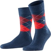 Burlington Preston Fantasy Chaussette Homme 24284 6155 bleu acier 46-50
