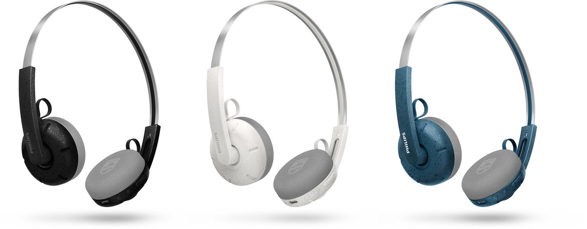 Philips TAH2000WT Draadloze On-Ear Koptelefoon Retro Look - afbeelding 3