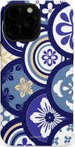 Blauwe bloemen kroon