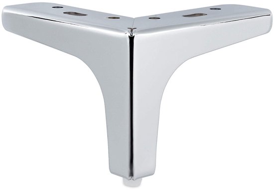 Foto: Sotech meubelvoet victor chroom gepolijst 135 x 135 x 40 mm hoogte 100 mm