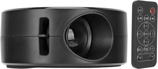 Mini Portable Projector 1080P HD Video, 14 To 100 Inch Large Projection Film, Compatible with Smartphone for Home Theater Outdoor