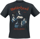 T-shirt Motörhead 50 Lemmy Collage noir M en Katoen - Produits dérivés, Groupes, Durabilité