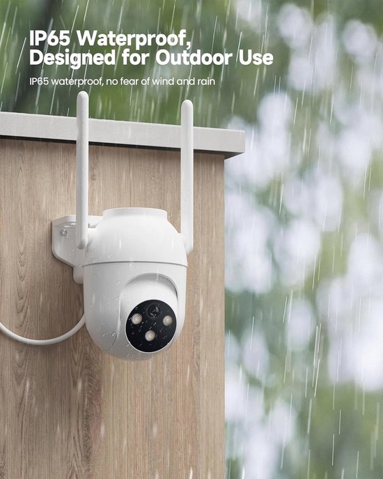 4G LTE Buitenbewakingscamera met 360 Graden Beeld en Nachtzicht — afbeelding 4