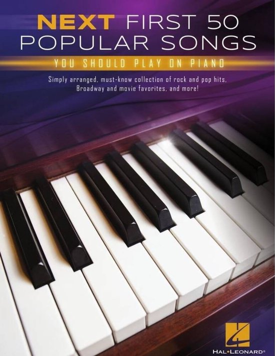 Next First 50 Popular Songs You Should Play on Piano - cover