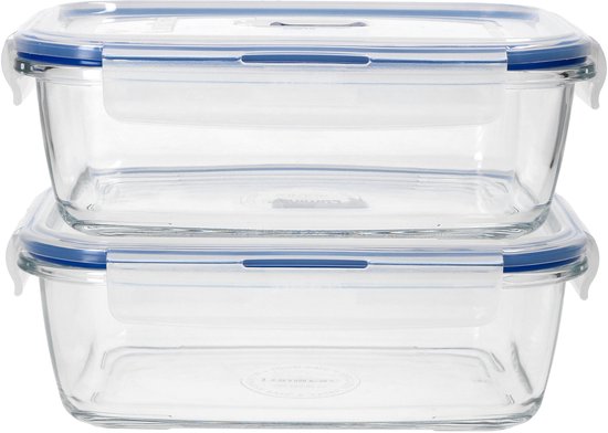 Set van 2 Pure Box Active voorraadpotten van 122 cl - 5088000