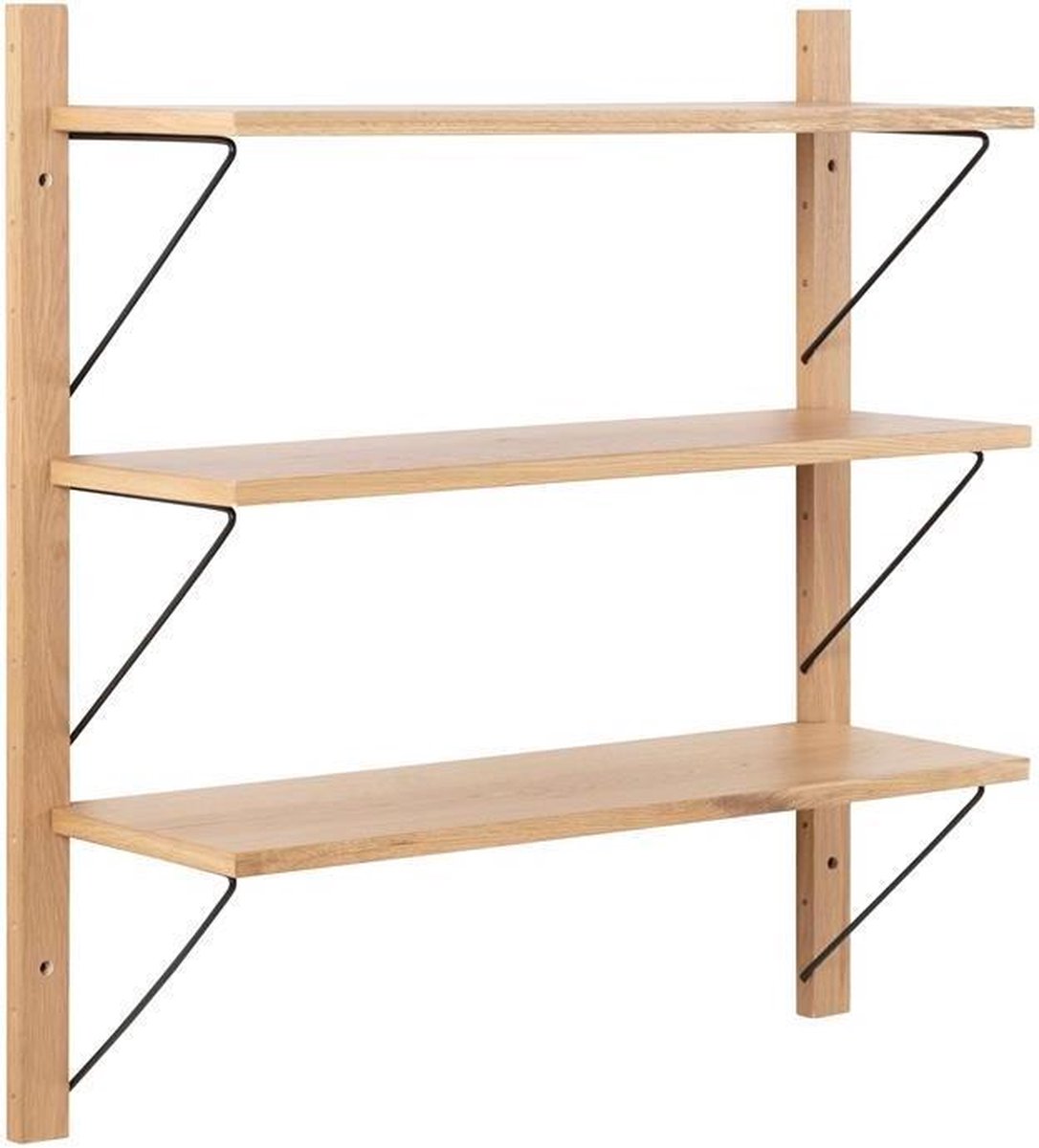 MOOS - Declan wall unit system 6 veneer wild oak mat lacq