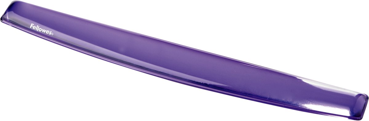 Fellowes polssteun toetsenbord crystal gel, paars
