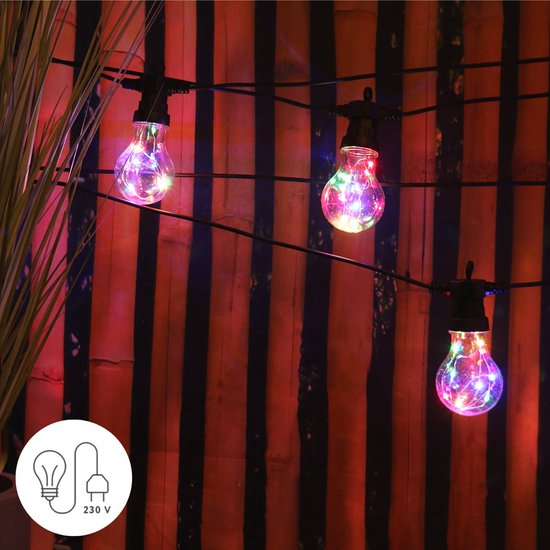 Lumisky 2 FESTY solar lichtsnoeren, 20 lampjes, 5,8 m Plastic