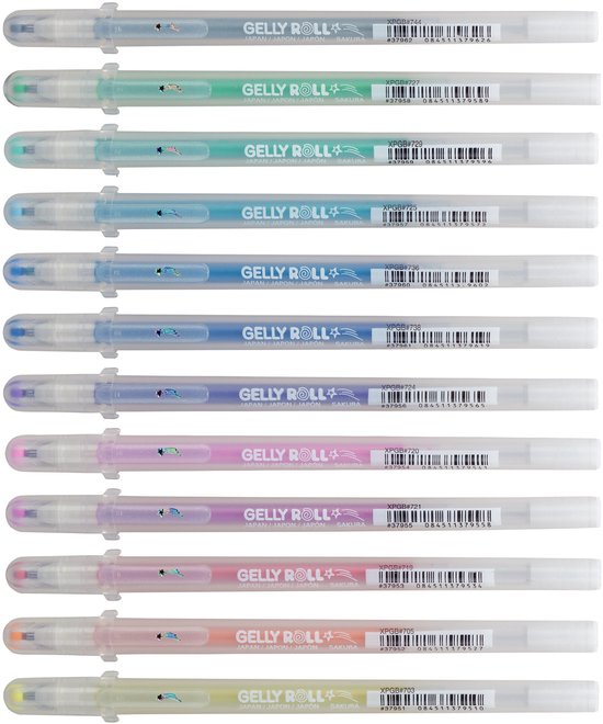 Sakura Stardust Set 12 Gelpennen