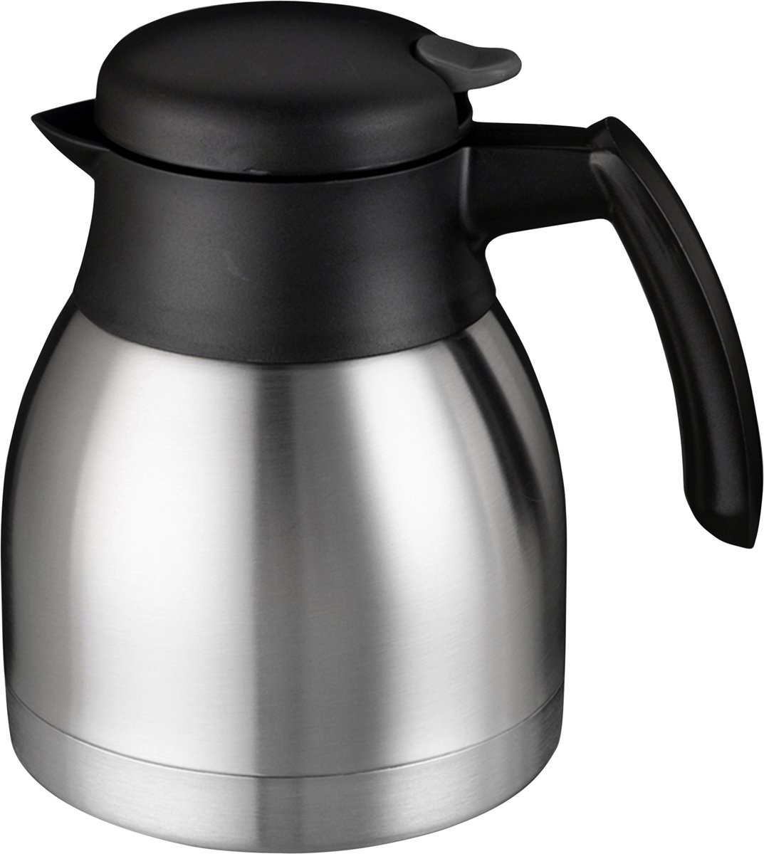 Thermoskan Bravilor dubbelwandig 1 liter RVS zwart