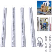 Sjorrail, Vliegtuigrail exterieur, gekeurd naar ECE 324 R26, 200cm Zwart