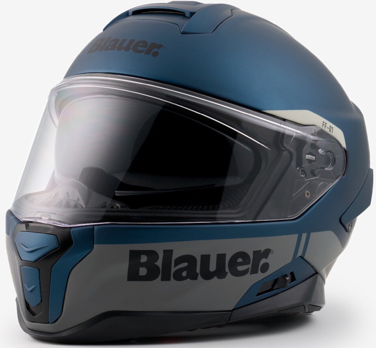 Blauer FF-01 Mat Blauw Integraalhelm - Helm