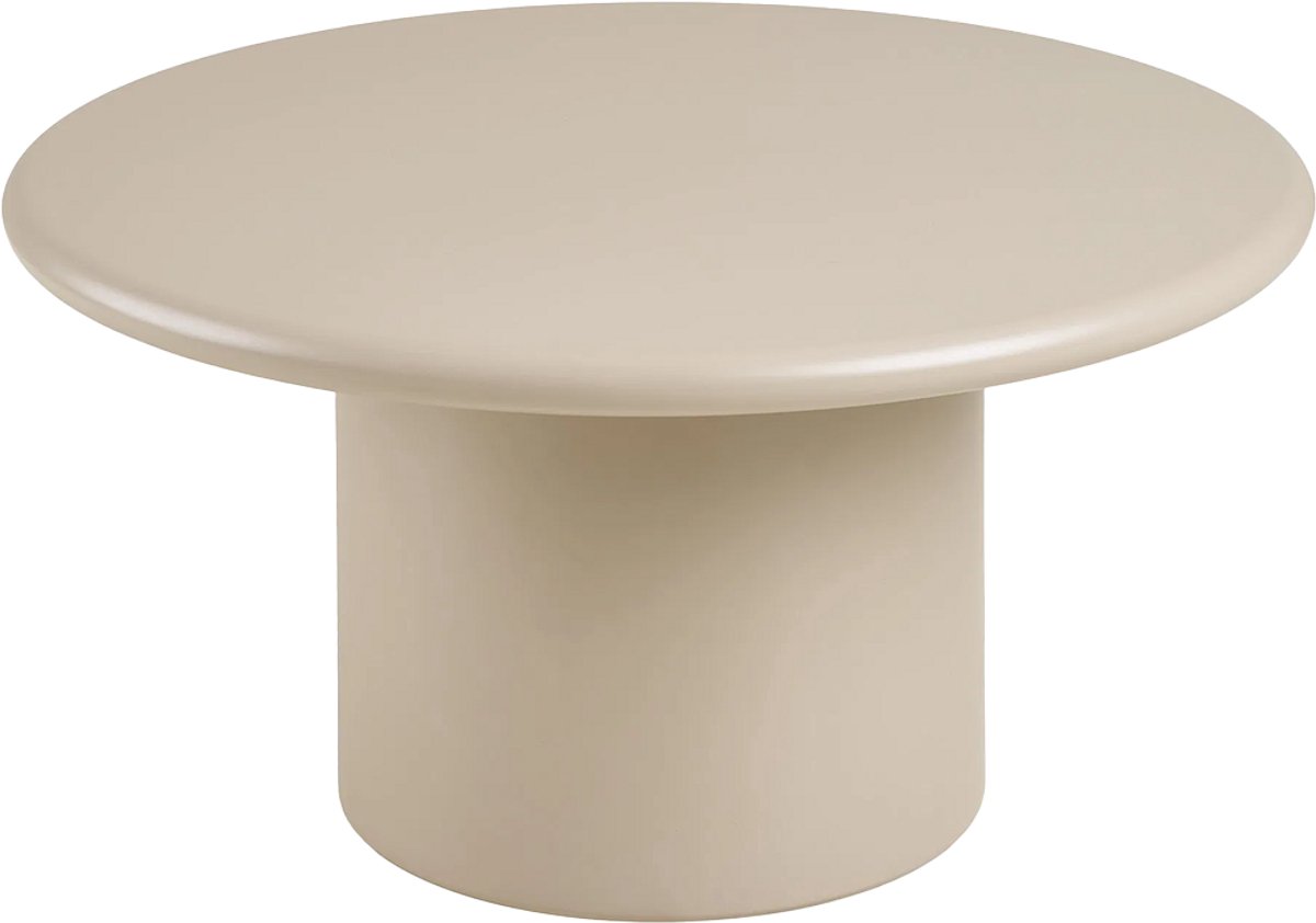 Artichok Nelson Ronde Salontafel Beige - Koffietafel - Scandinavisch -Ø 80 cm