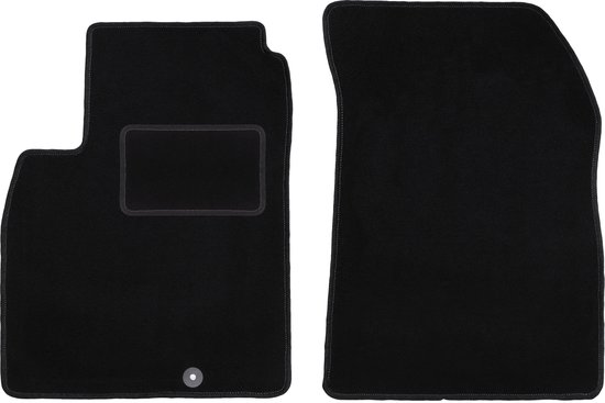 Tapis avant noirs pour Nissan Micra K13 à hayon (2010-2016)
