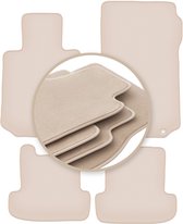 PREMIUM beige vloermatten voor: Mercedes W207 Coupé E-Klasse 2009-