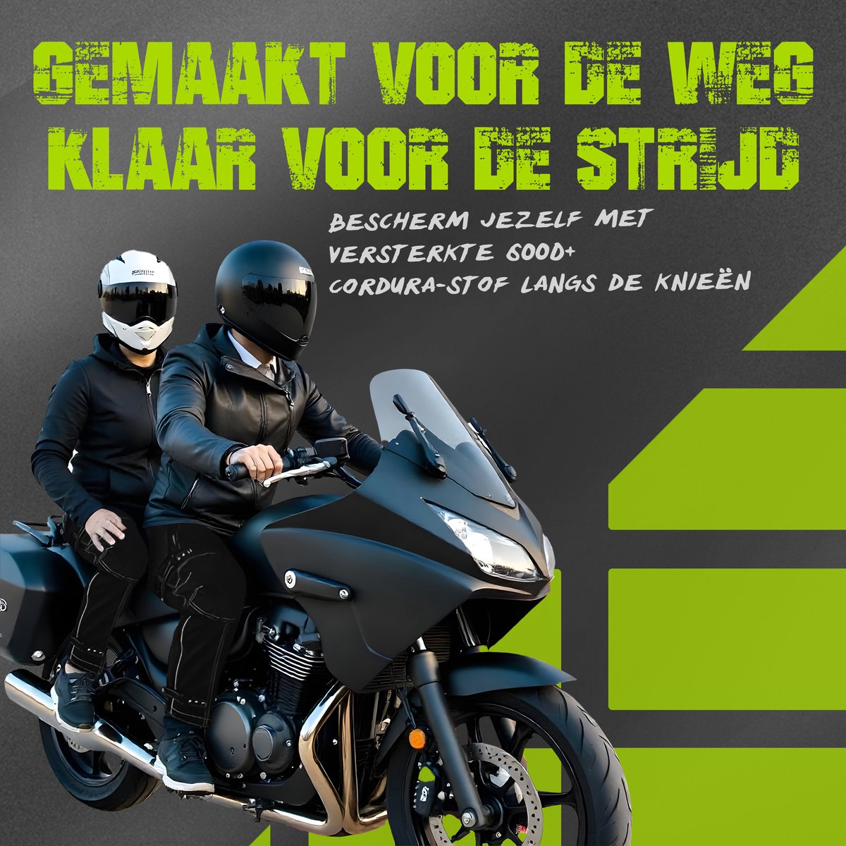 Motorbroek voor heren Dual Sport Motocross Motorbroek Rijden Overbroek Enduro Adventure Touring Waterproof CE Armored All-Weather - (Waist 36''- 38'' Length 32'') - Motorcycle Pants Riding Overpants Enduro Waterproof CE Armored All-Weather – foto 7