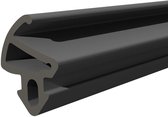 DQ-PP raamafdichting, Zwart, 10 meter, S-1150 Kommerling, PVC-ramen, Rubber afdichting Afdichtingsband, Kunststof raamafdichtingen, ALU-profielafdichting Deurafdichting