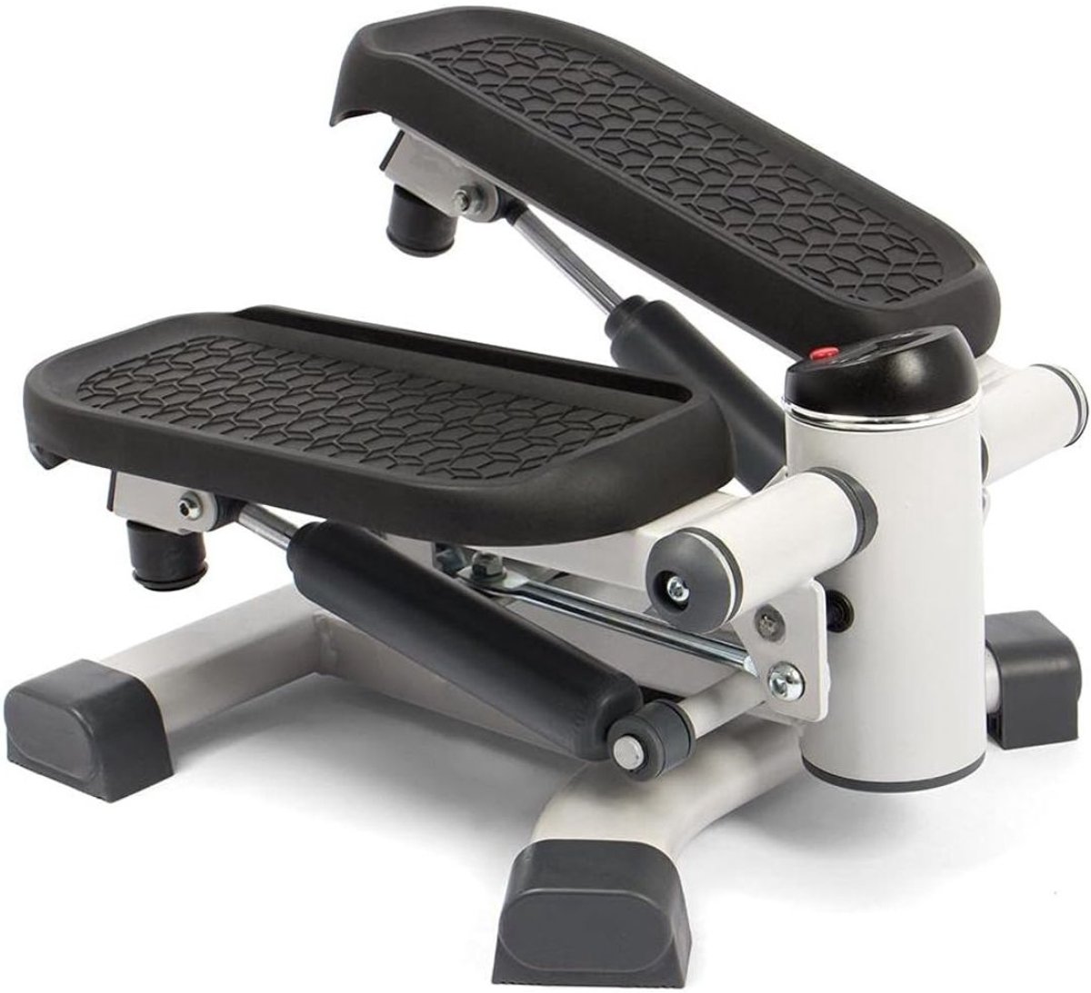 CRLYN® Stepper Fitness - Hometrainer - Crosstrainer Mini - Zwart en Wit