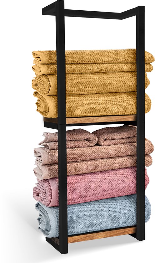 Porte-serviettes SV Living - Pour salle de bain et Cuisine - 77 x 28 x 14 cm