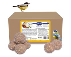 50 stuks. Lyra Pet® Gourmet mezenbolletjes zonder schaal en zonder netje, 80 g per stuk