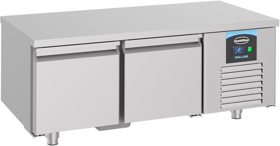 Combisteel Koelwerkbank - PRO LINE - Laag Model - 180L - 2 Deuren - -2°C/+8°C - Geforceerd - 1200x700x600mm