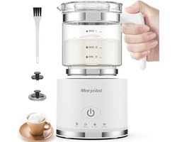 Elektrische Melkopschuimer 4-in-1 met Grote Capaciteit - 500 ml - Verwarmd en Koud Melkschuim voor Cappuccino en Macchiato