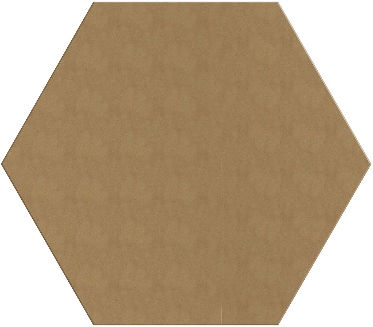 Gomille MDF figuur hexagon 30x26 cm duurzaam knutselmateriaal.