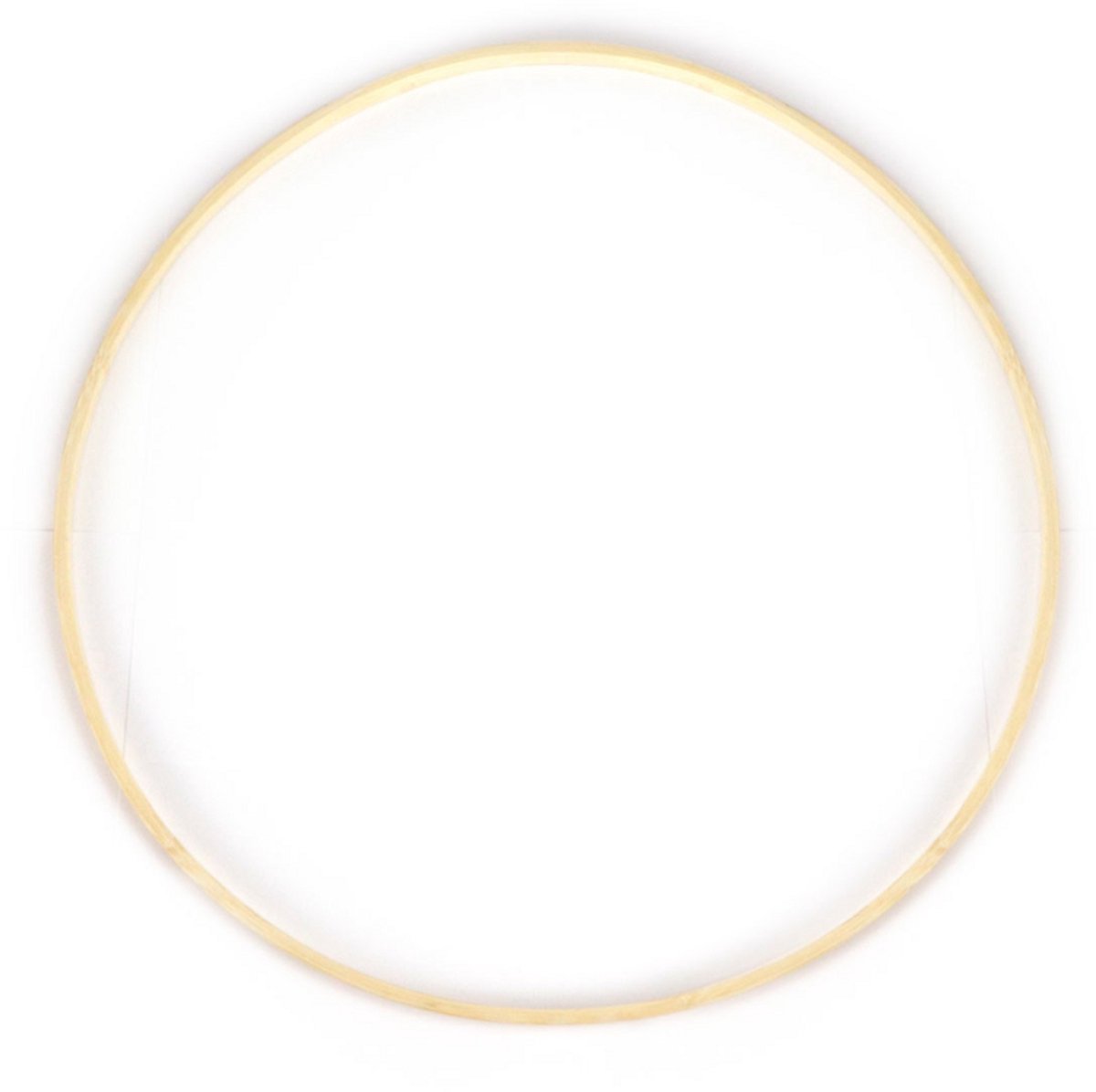 Graine Creative bamboe ring knutselmateriaal 35 cm multicolor.