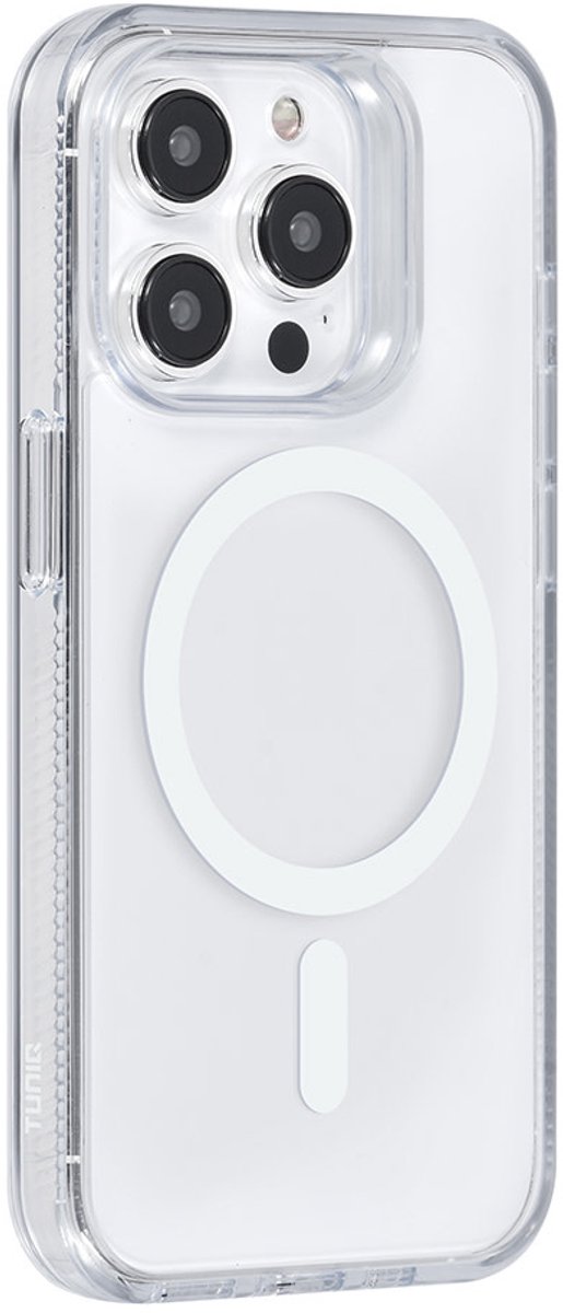 TUNIQ Back cover - iPhone 14 Pro - Wit - Schokabsorberend - MagSafe-compatibel